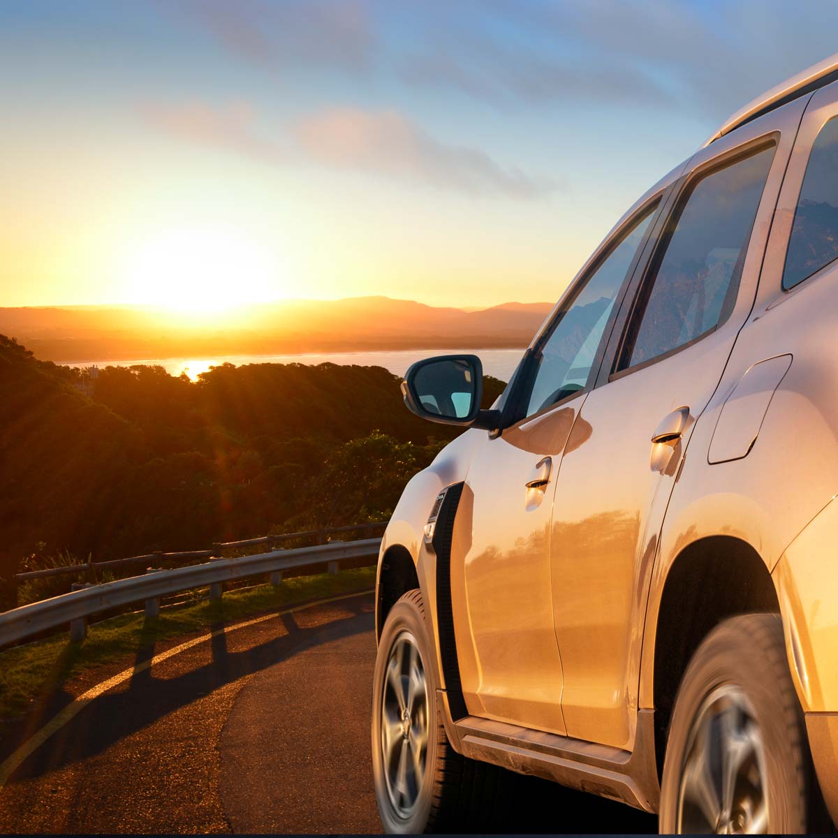 Byron Bay Rent A Car Sunset