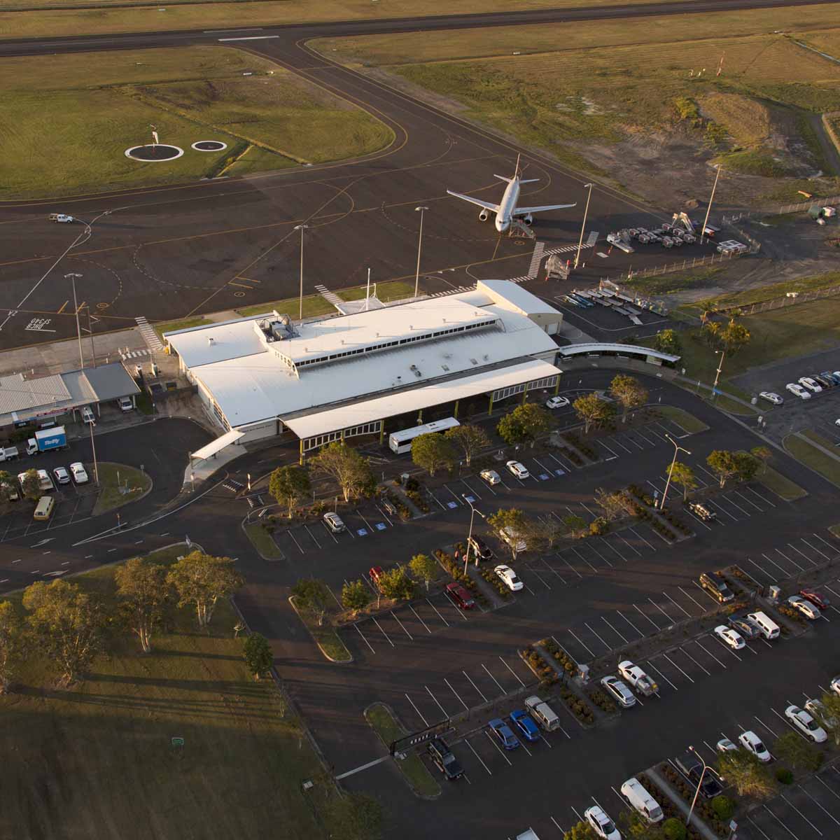 Ballina Byron Gateway Airport Aerial View