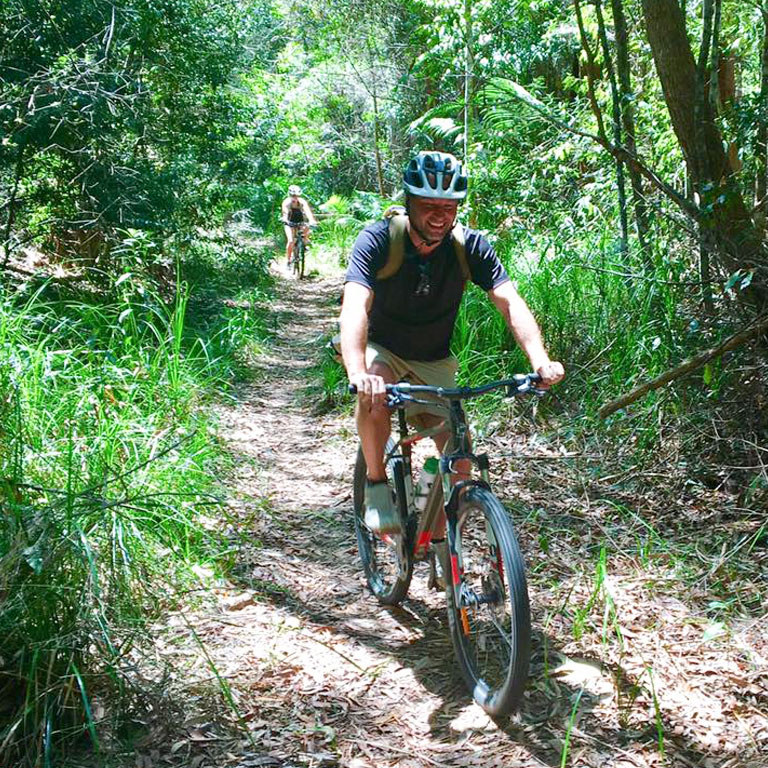 Mountain Bike Riding Team Building Byron Bay